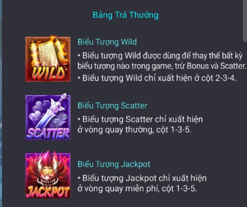 Cac bieu tuong dac biet tru tien