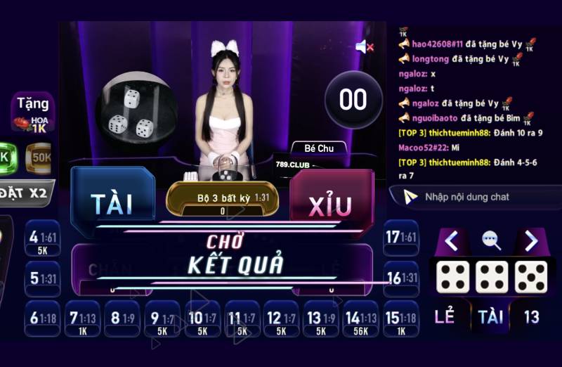 Cơ chế chơi live casino tại 789Club