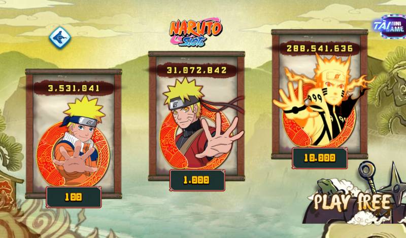 Giới thiệu Naruto Slot