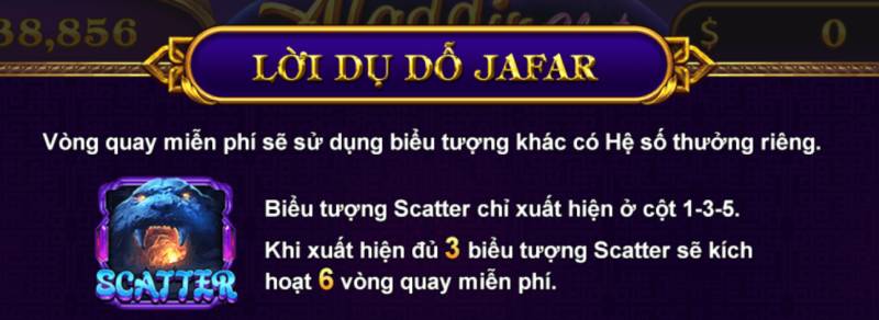 Vòng quay miễn phí – Lời Dụ Dỗ Jafar